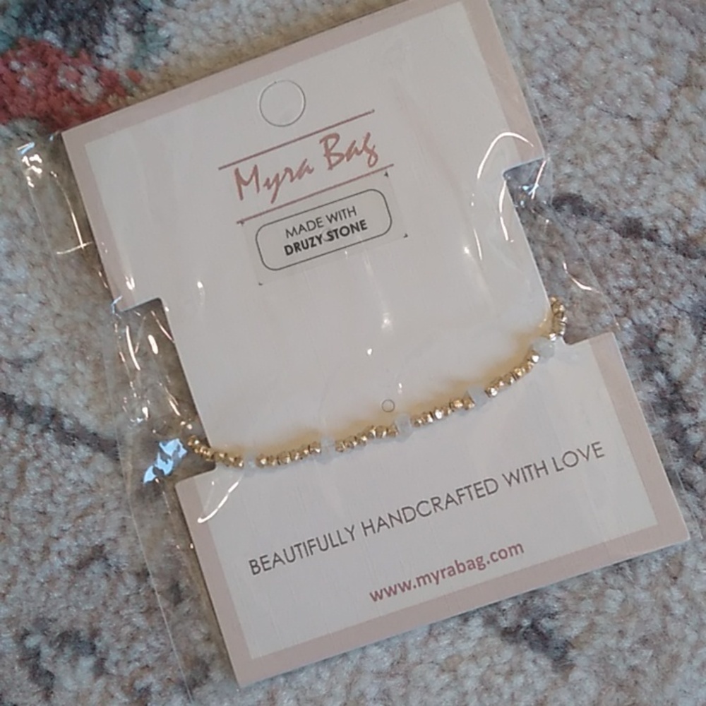 Moonstone Crystal Bracelet, NWT